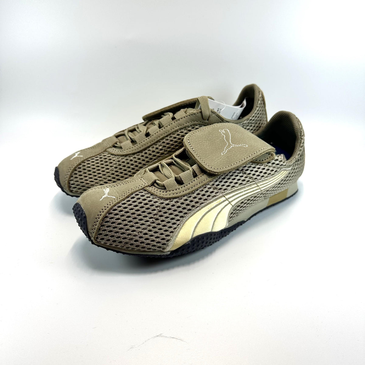PUMA x OPEN YY H Street Oak Branch Brown Low Top Sneakers 405046 02