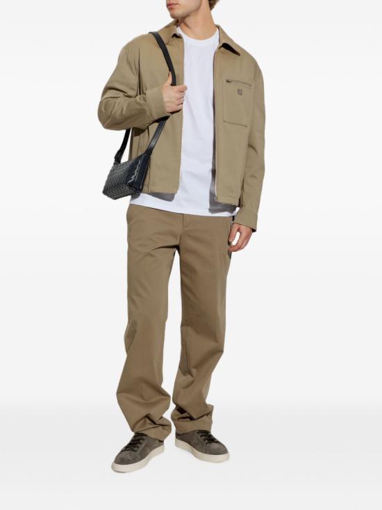 Tods Dark Brown Leather Low-Top Sneakers for Men