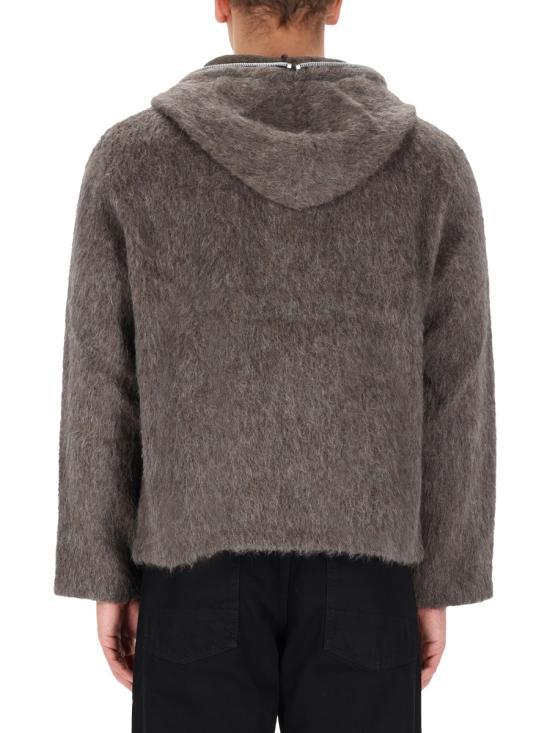 OUR LEGACY Mole Grey Hairy Wool Jacket
