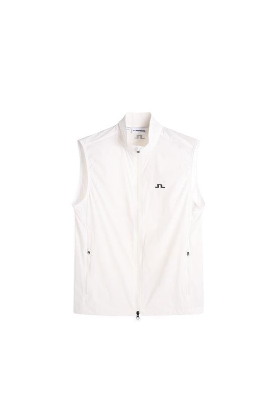 J LINDEBERG Men's Vest GMOW144330000 WHITE DOM