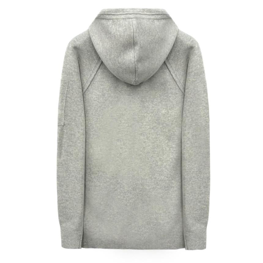 CP Company Lens Badge Hooded Knit Zip-Up Sweater