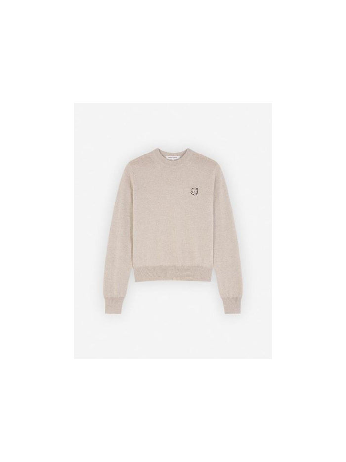 Maison Kitsune Fox Head Patch Regular Jumper Crewneck Sweate MW00801 KT1036 H218