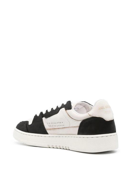 AXEL ARIGATO Beige/Black Leather Low-Top Sneakers for Women F1698003 BEIGE BLACK