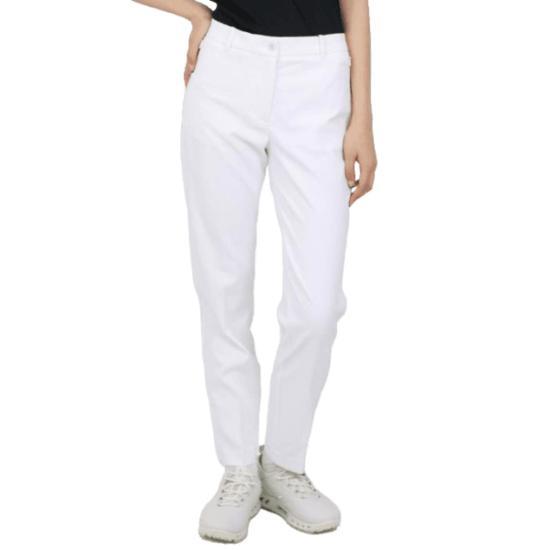 J LINDEBERG Straight Classic Pants for Women GWPA093000000 WHITE DOM