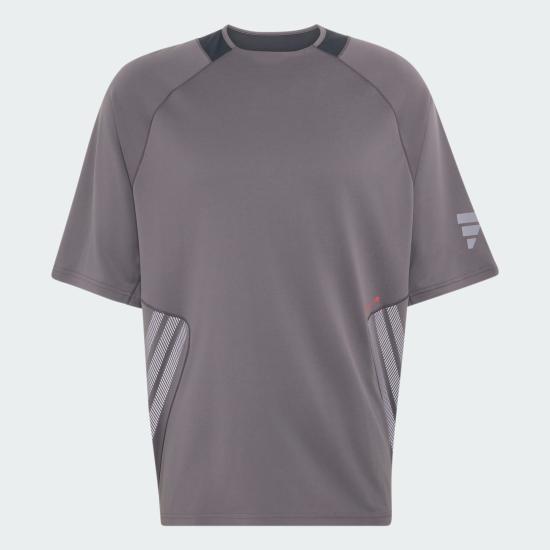 Adidas Men’s Short Sleeve T-Shirt KU8464 Grey Strata DOM