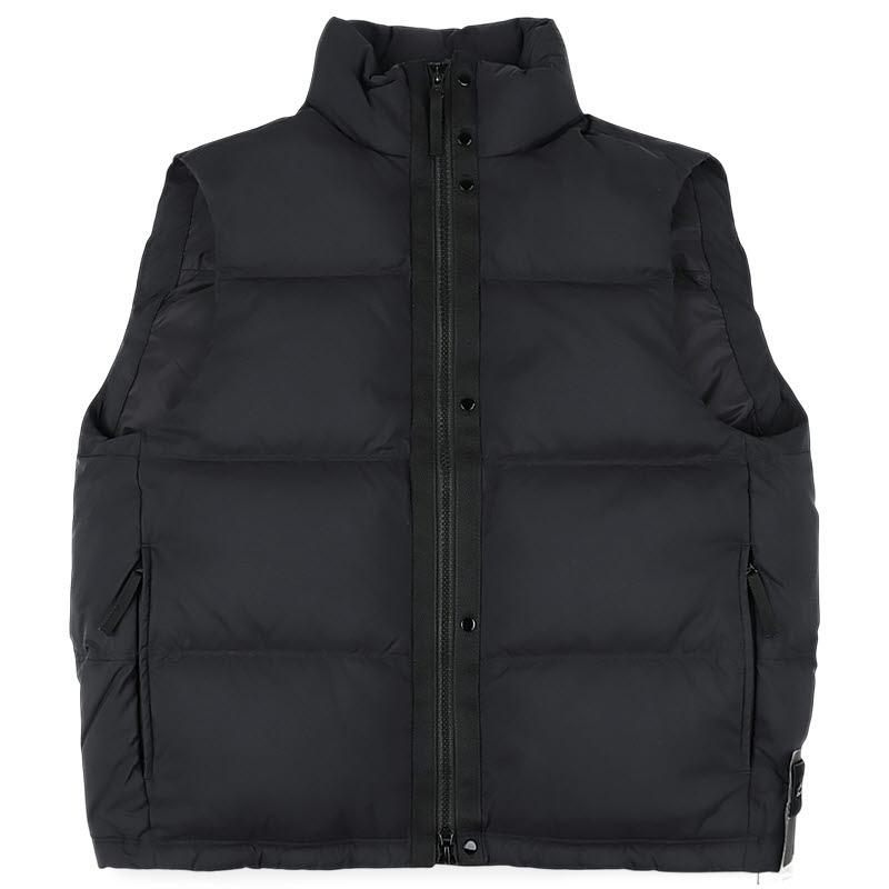 STONE ISLAND Matte Ripstop Cordura Padded Vest Black L2S15 G100004 S0483 V0029