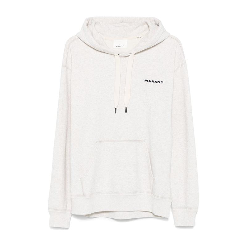 Isabel Marant Ecru Marcelo Logo Hooded Sweatshirt Men’s SW0055HA B1M17H 23EC