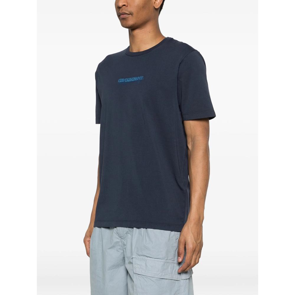 CP Company Cotton Short Sleeve T-Shirt Navy Men’s