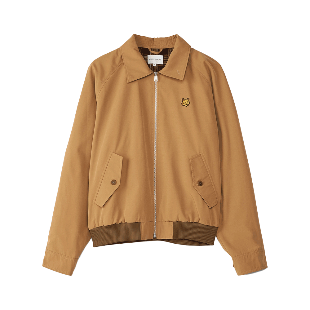 Maison Kitsune Harrington Jacket Gabardine Bold Fox Men's LM02103 WQ0062 P220
