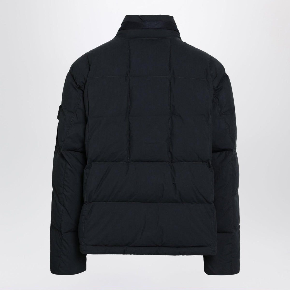 STONE ISLAND Black Down Puffer Jacket Men