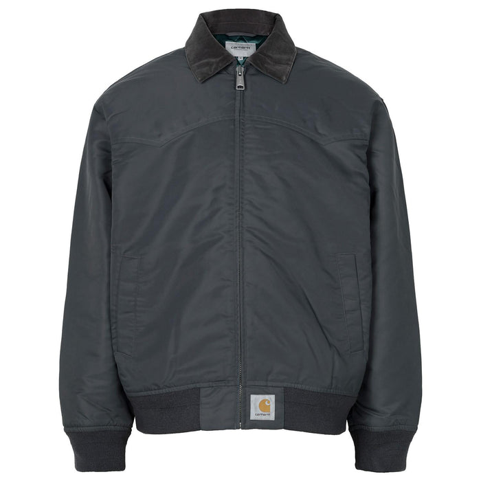 Carhartt Graphite Dark Fur Santa Fe Alumni Puffer Jacket I035147 32BXX