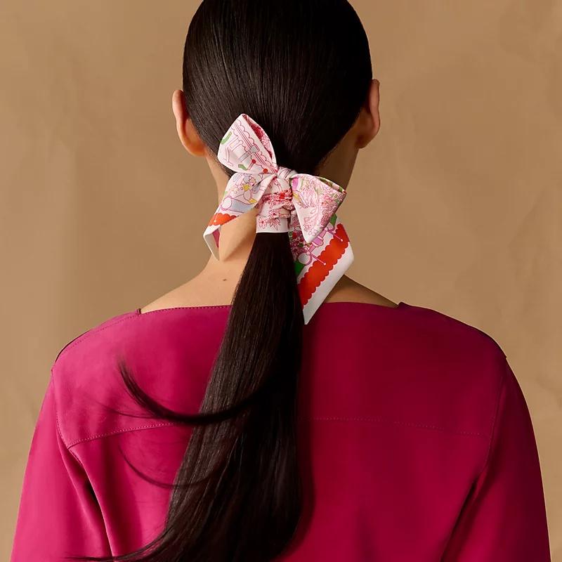 HERMES Pony Pit Stop Silk Scarf Women’s
