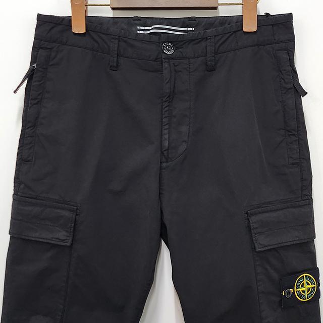 STONE ISLAND Supima Cotton Woven Patch Cargo Pants A0029