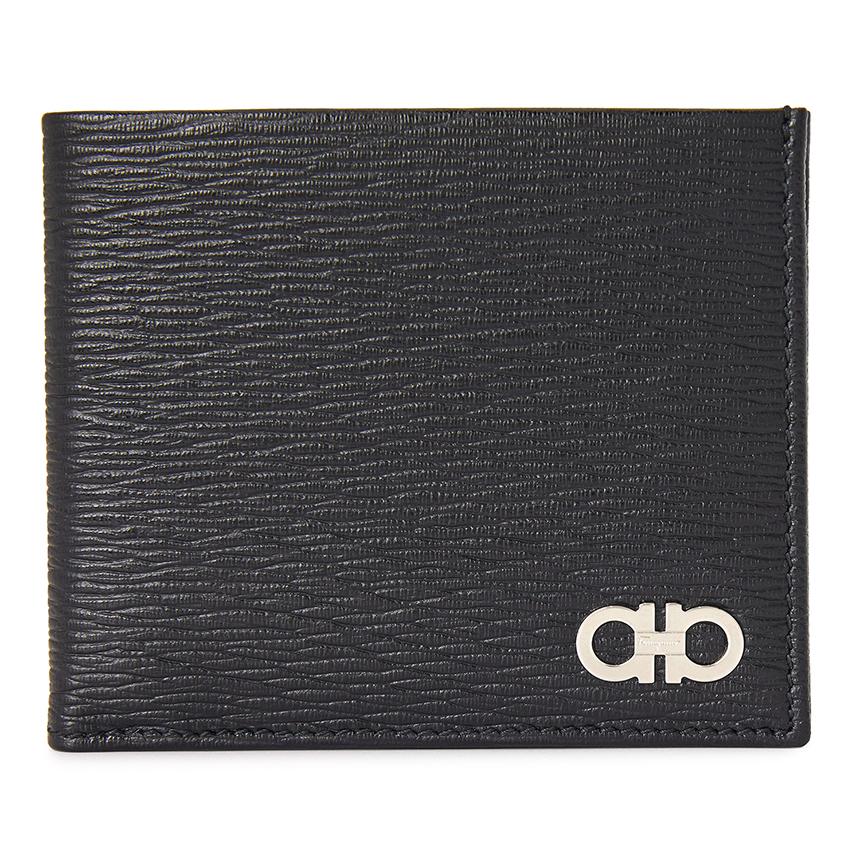Ferragamo Men’s Leather Bifold Wallet Black