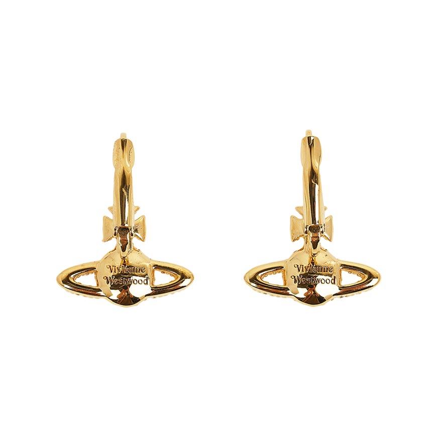 Vivienne Westwood Grace Bas Relief Earrings Silver-Tone