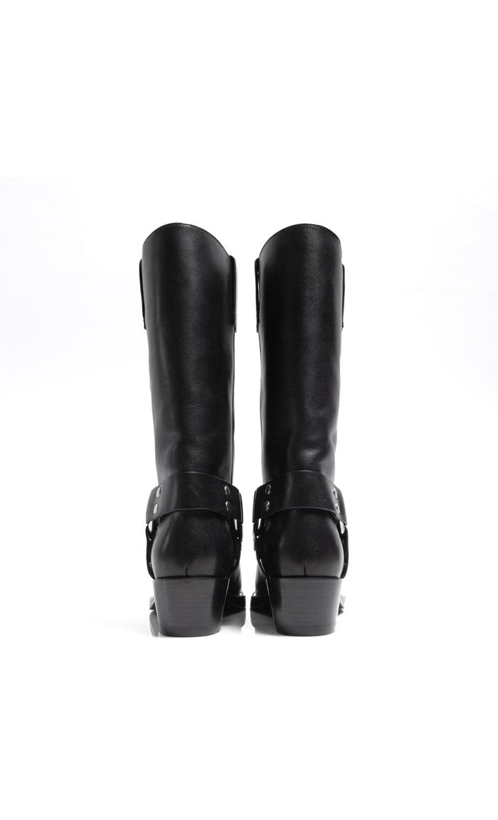 PARIS TEXAS Roxy 45mm Mid-Calf Boots PX662 XLTVT BLACK