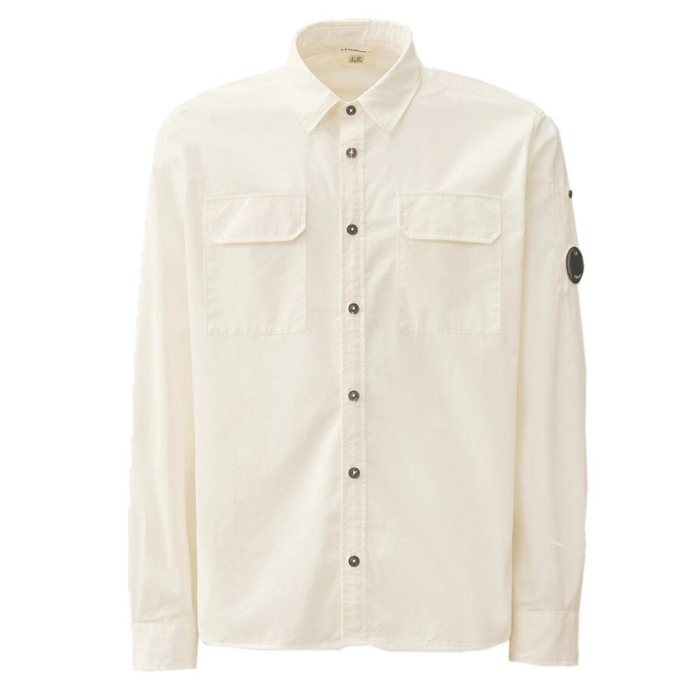 CP Company Lens Badge Long Sleeve Shirt 18CMSH140A 110143G 103