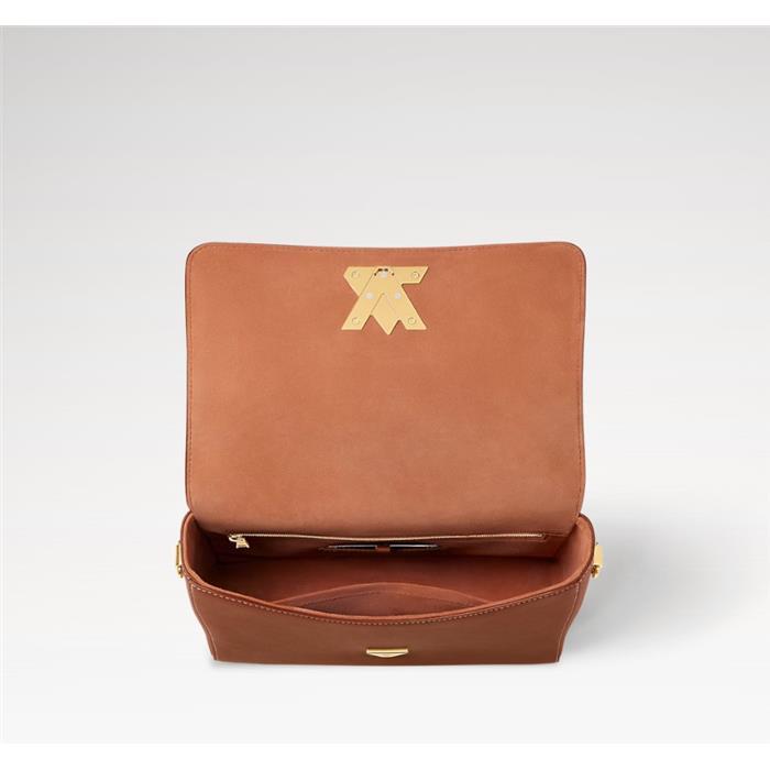 Louis Vuitton Soft Twist Leather Shoulder Bag Tote