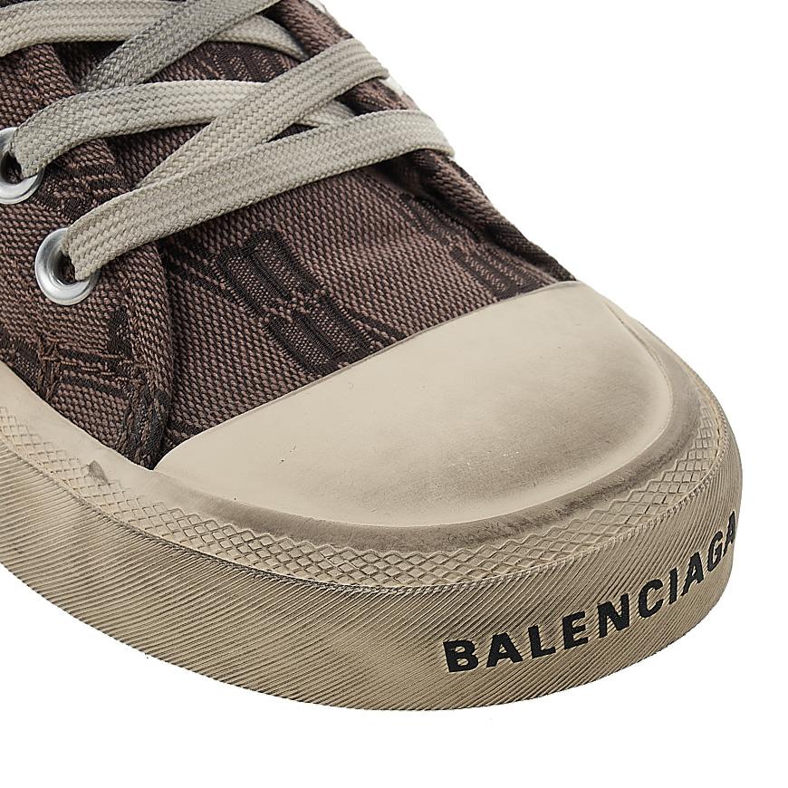BALENCIAGA BB Monogram Low-Top Sneakers Women Black Beige