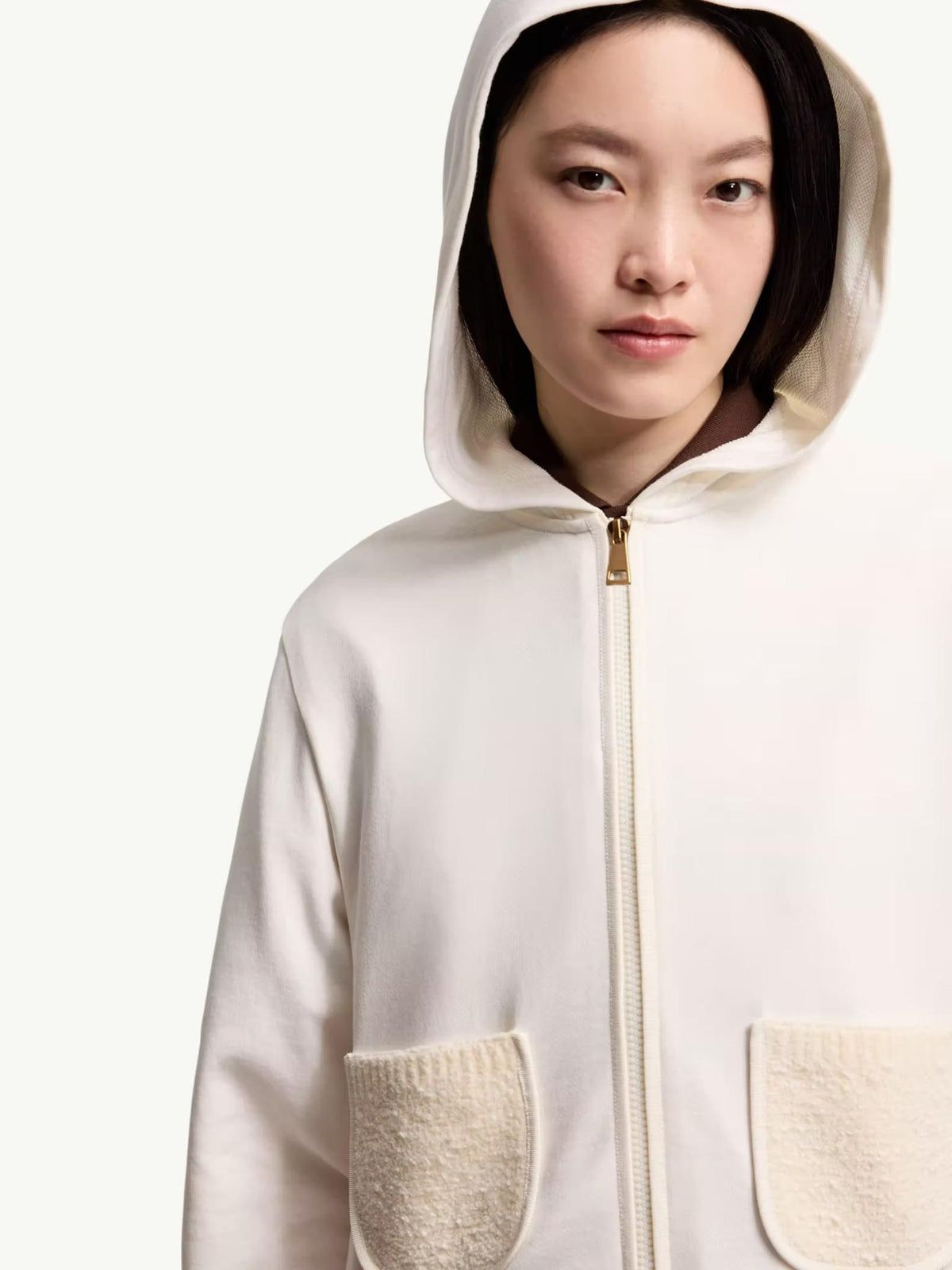 Moncler Navy Cotton Logo Sweatshirt