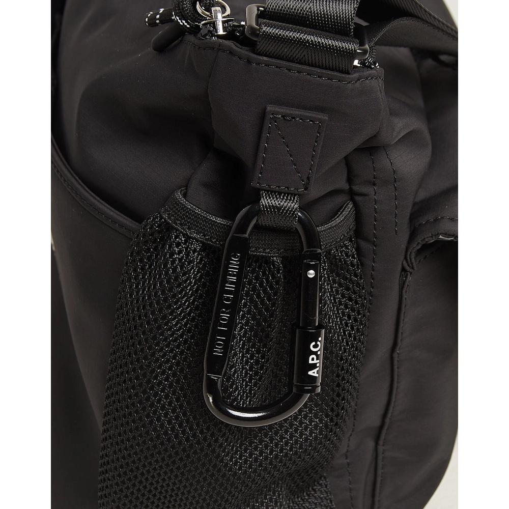 A.P.C. Trek Crossbody Bag Black Nylon Unisex