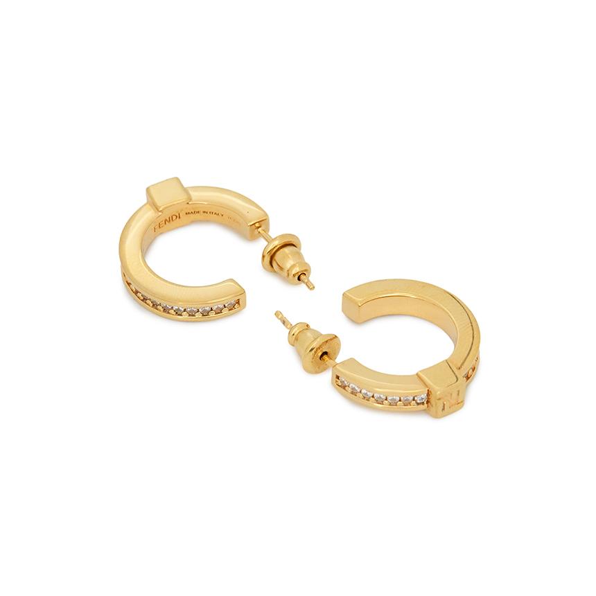 FENDI Forever Women’s Hoop Earrings 8AL216 ATEP F089U