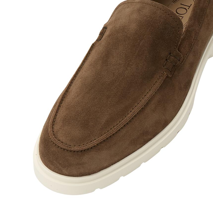 Tods Leather Penny Loafers Mens Navy XXM59 K00040
