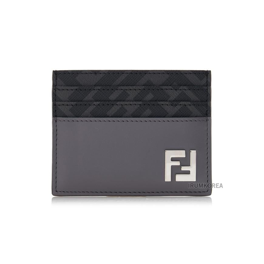 FENDI Men's Diagonal Card Holder Wallet 7M0164 AFF2 F07AL