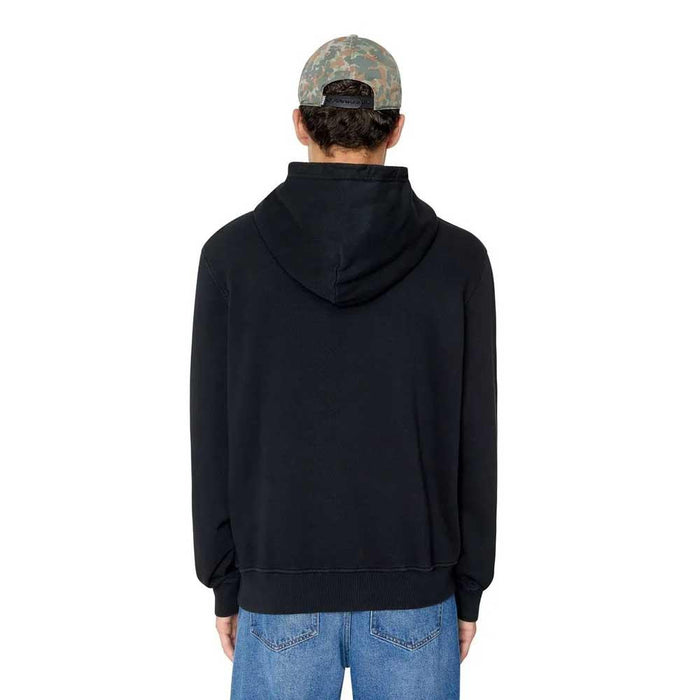 DIESEL S-Gin E4 Black Hoodie Unisex A069220