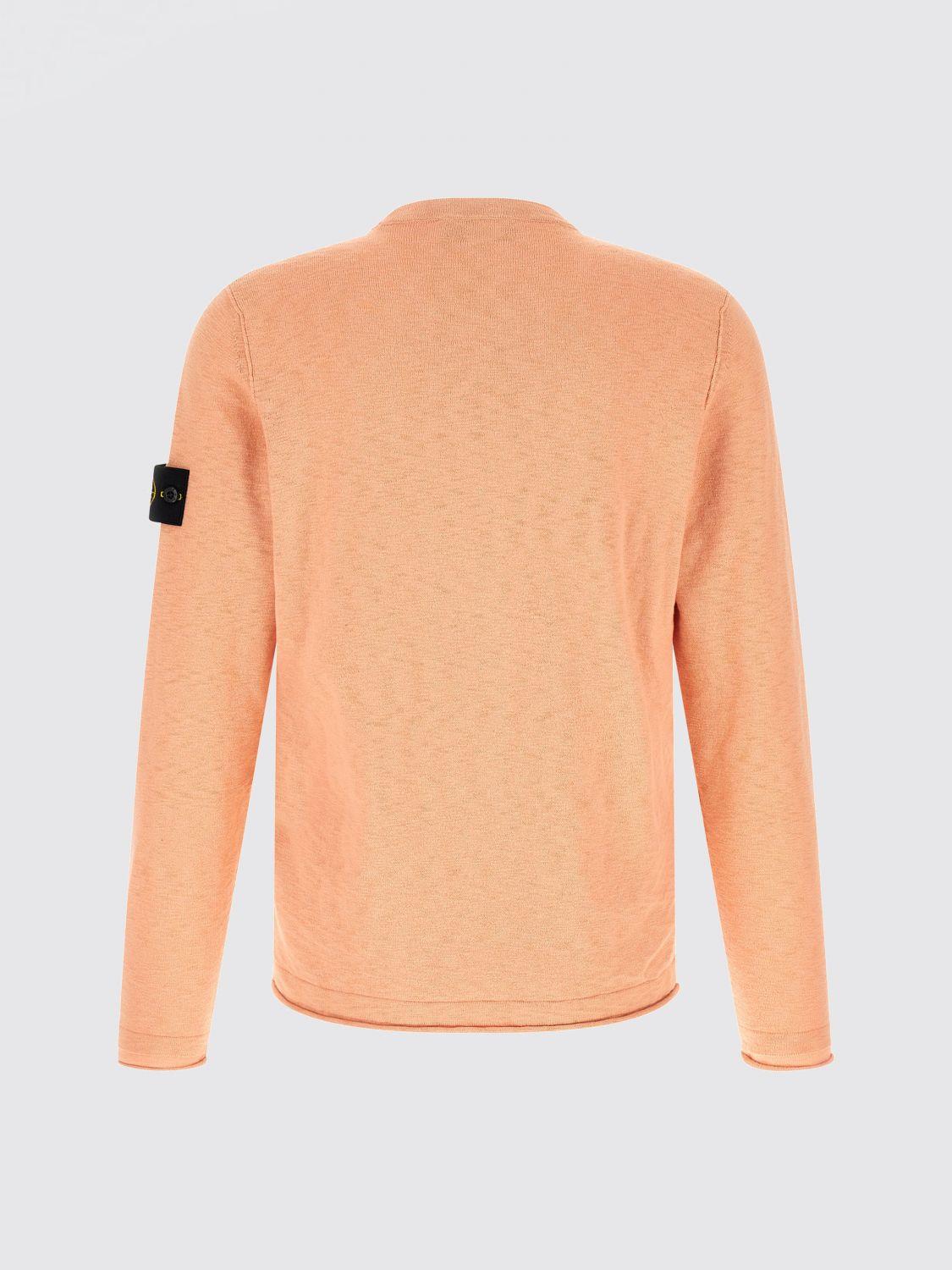 STONE ISLAND Green Wool Round Neck Knit Sweater