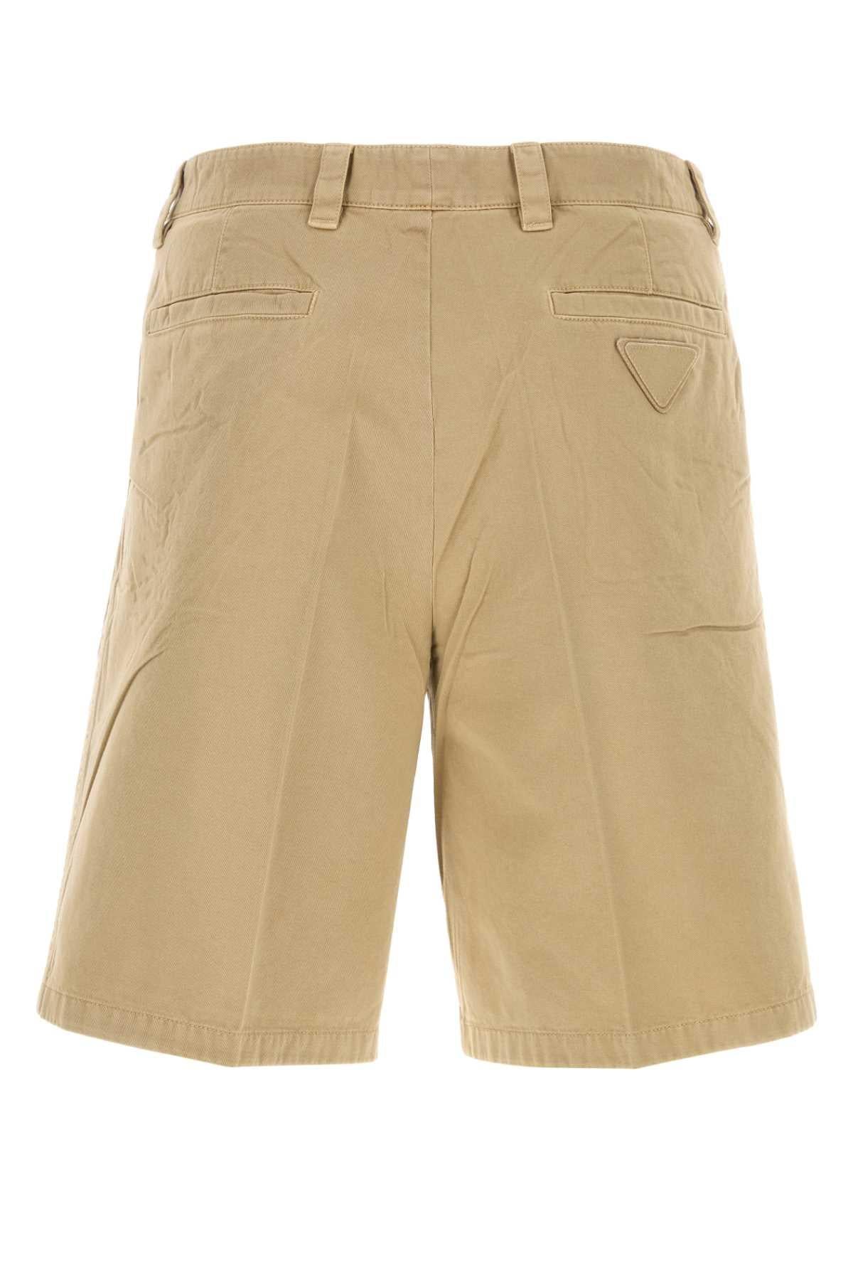 PRADA Black Nylon Drawstring Shorts