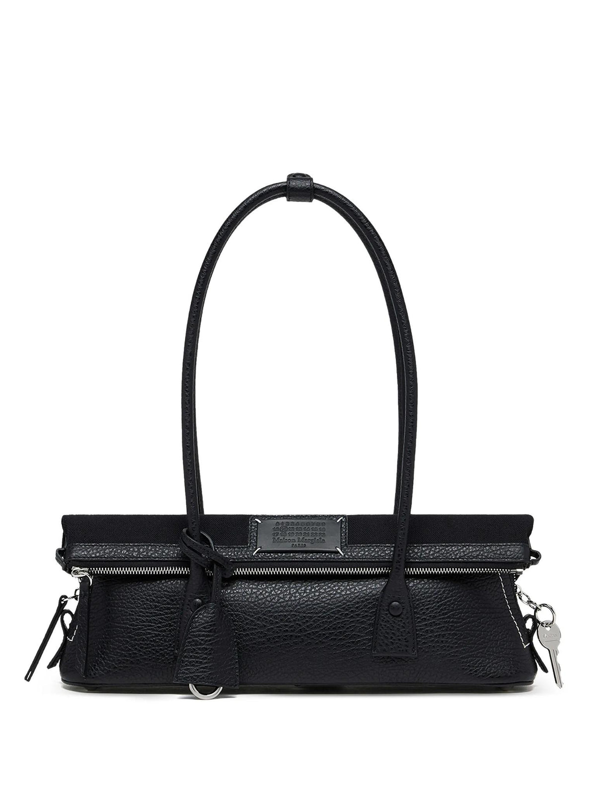 Maison Margiela Black Leather Shoulder Bag