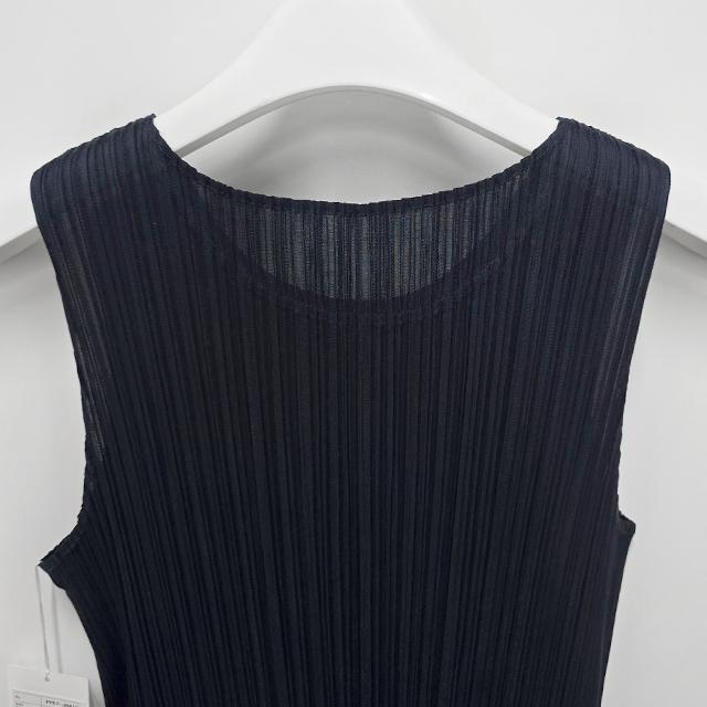 Issey Miyake Pleats Please New Bae 4 Long Dress Navy