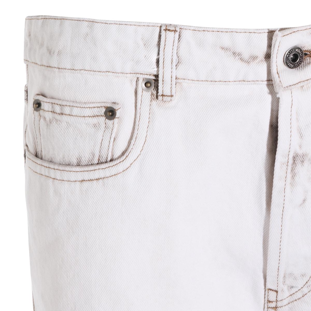 Miu Miu Black Cotton High-Waist Short Shorts