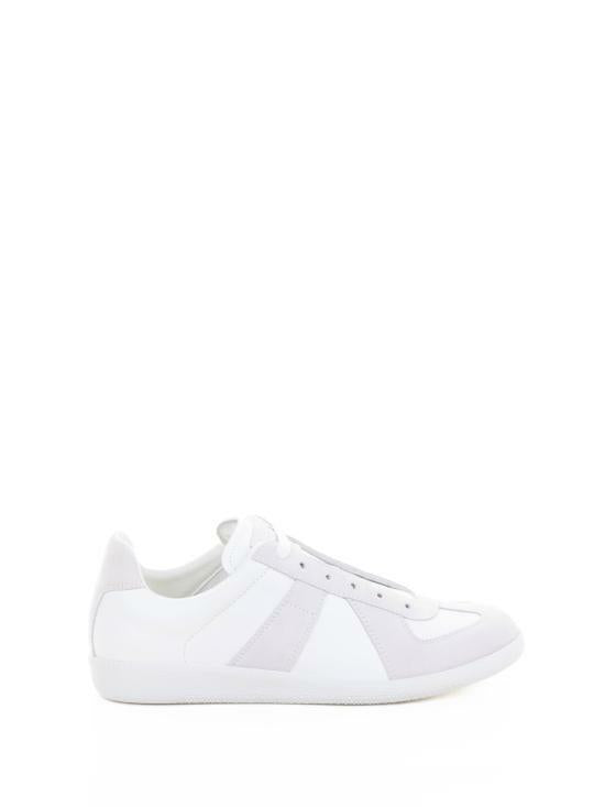 Maison Margiela Replica German Army Low-Top Sneakers White Leather