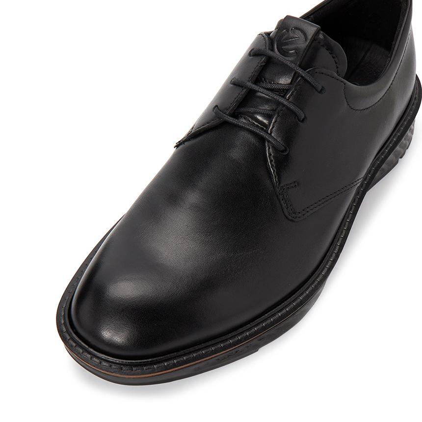 ecco ST 1 Hybrid Men’s Derby Shoes Black Leather