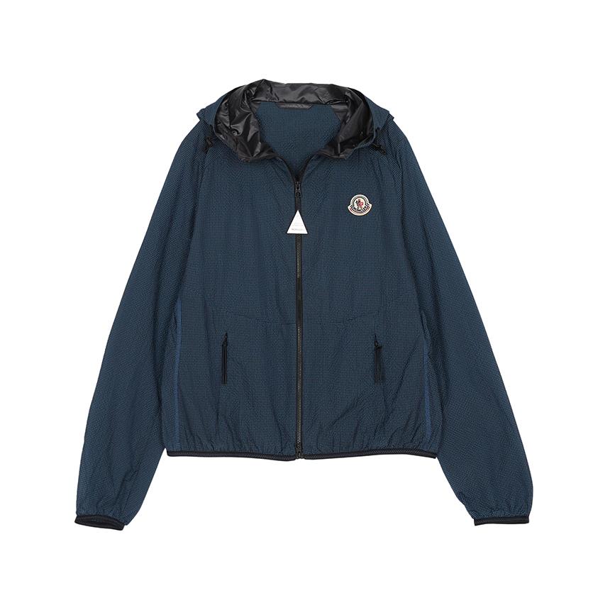 Moncler Eda-Style Women’s Hooded Jacket Navy