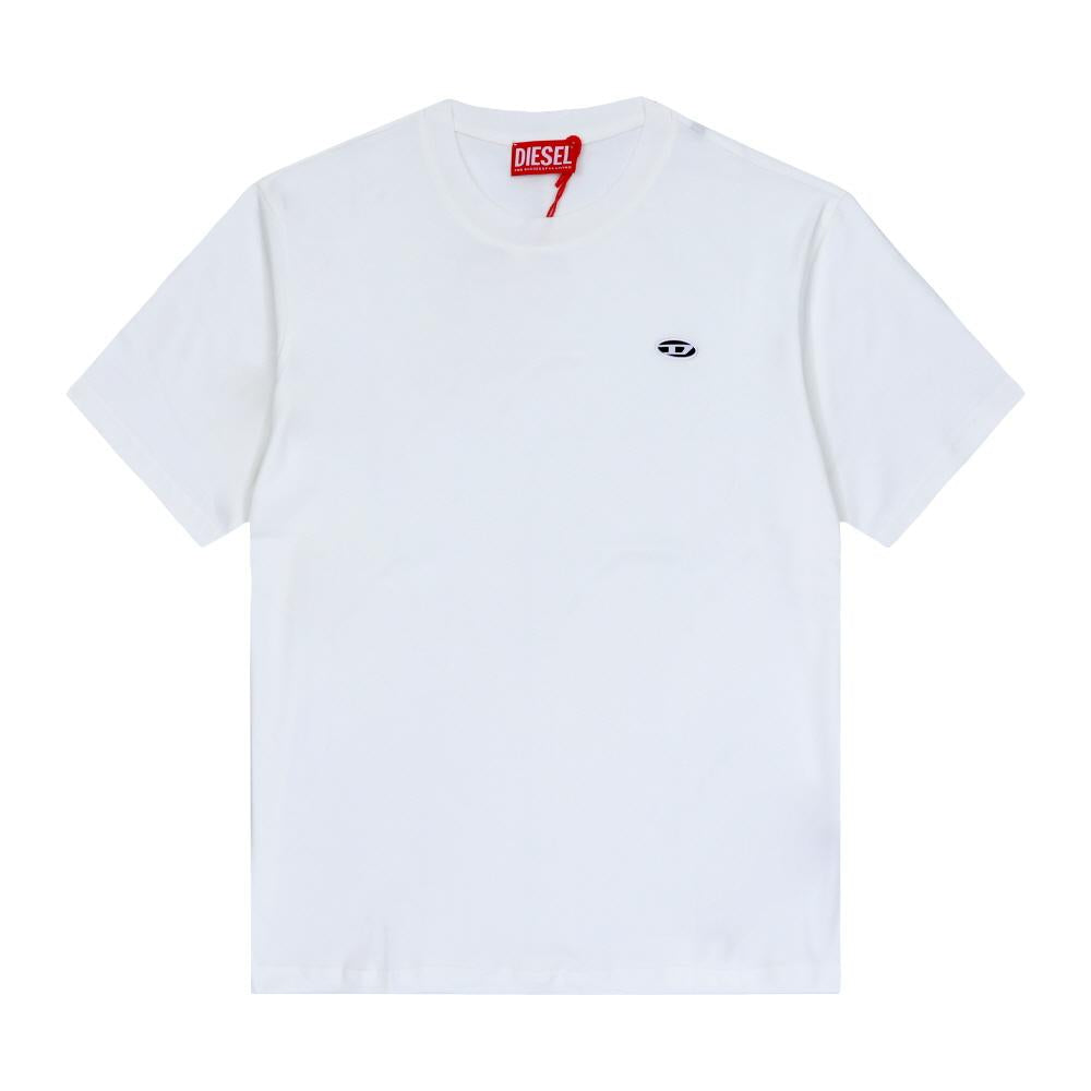 DIESEL Oval D Logo Patch Short Sleeve Men's T-Shirt A15056 0AIJU 141