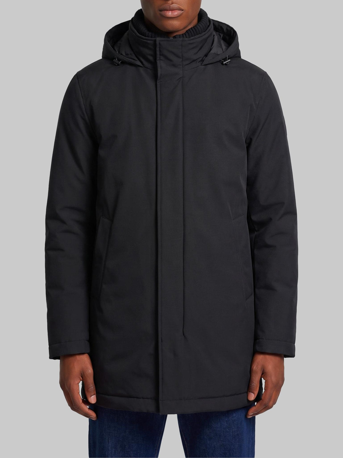 Herno Black Nylon Casual Jacket for Men
