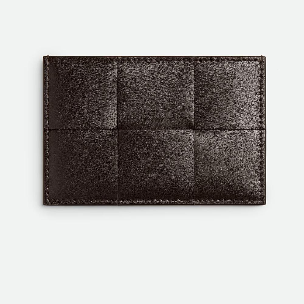 Bottega Veneta Cassette Two-Tone Card Case Fondant/Nocciola