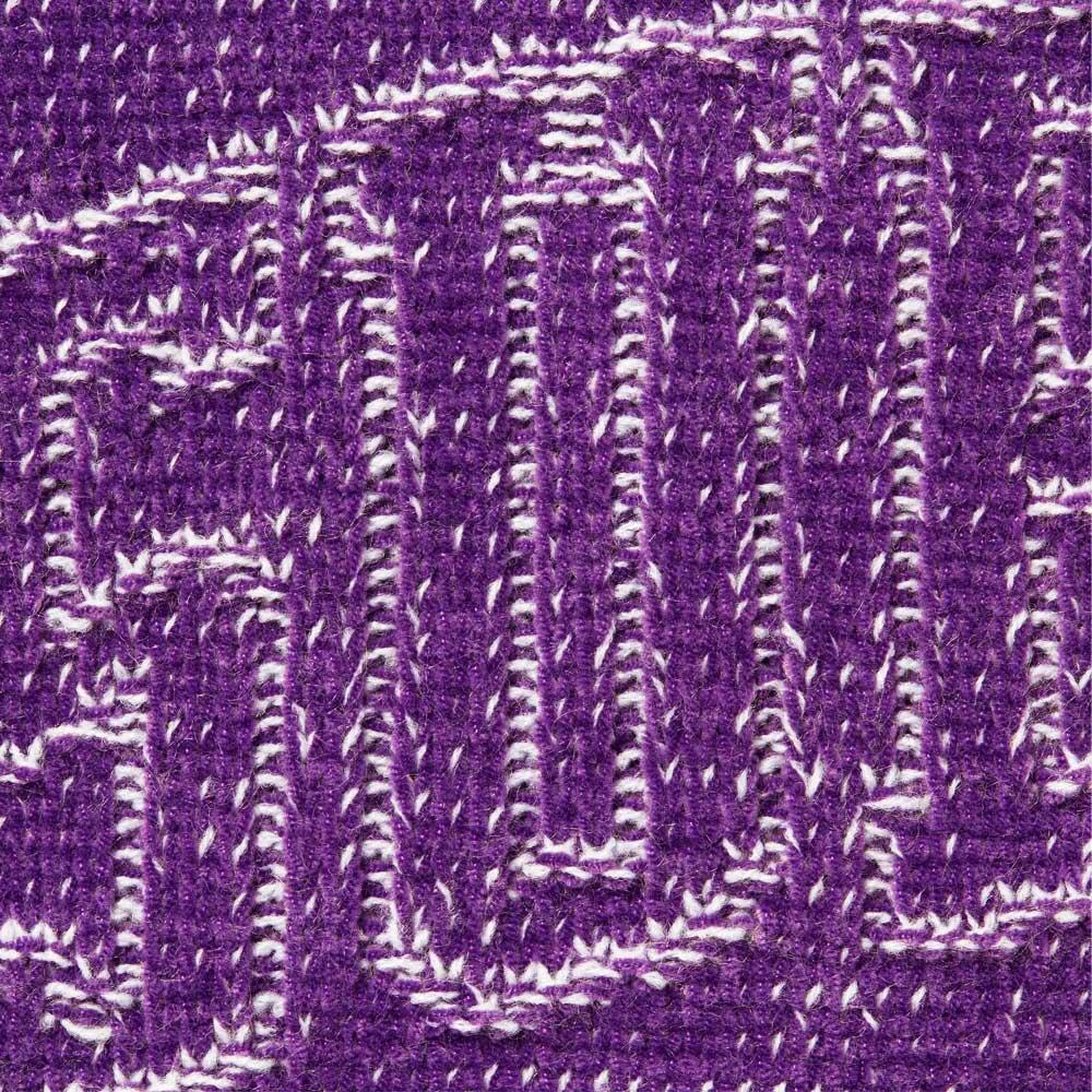 Supreme Contrast Arc Sweater Purple Unisex Crewneck Knit