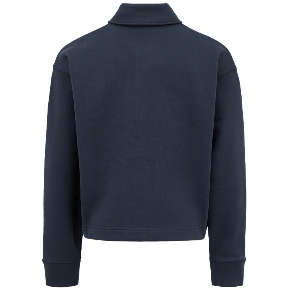 Maison Kitsune Baby Fox Polo Logo Navy Sweatshirt Women