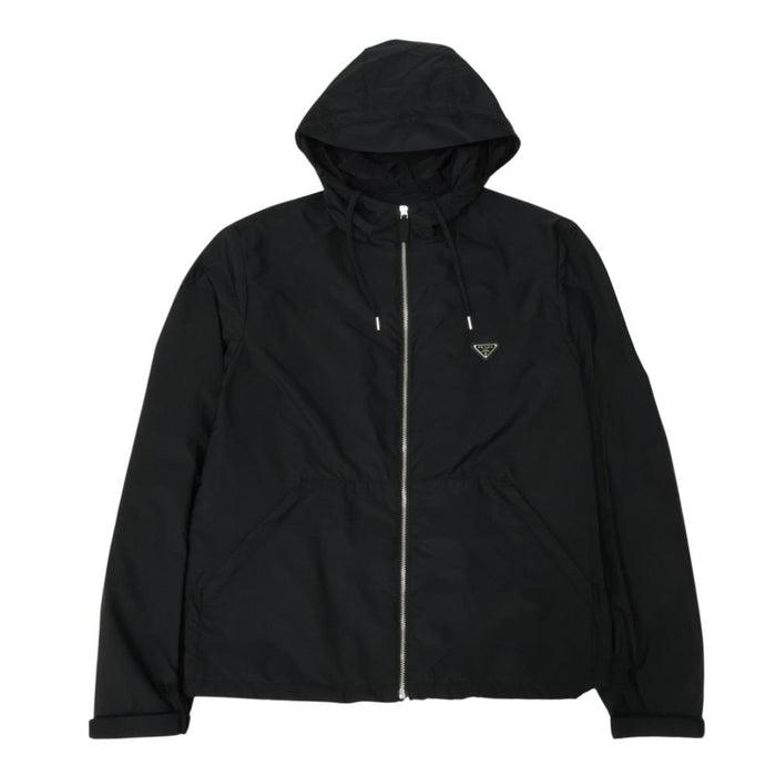 PRADA Re-Nylon Triangle Logo Men’s Jacket Black