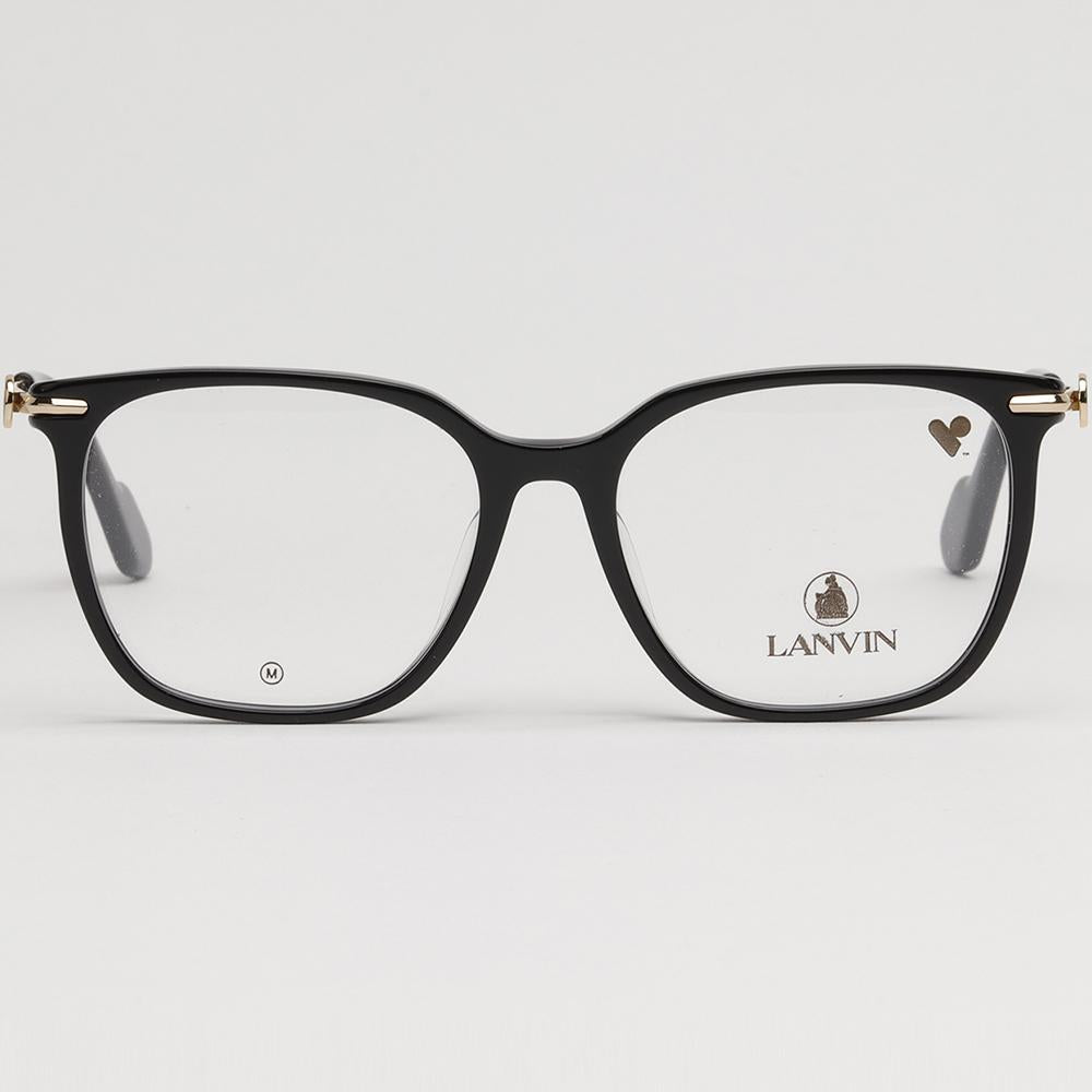 Lanvin Lightweight Square Acetate Asian Fit Eyeglasses Unisex LNV2639LB 001