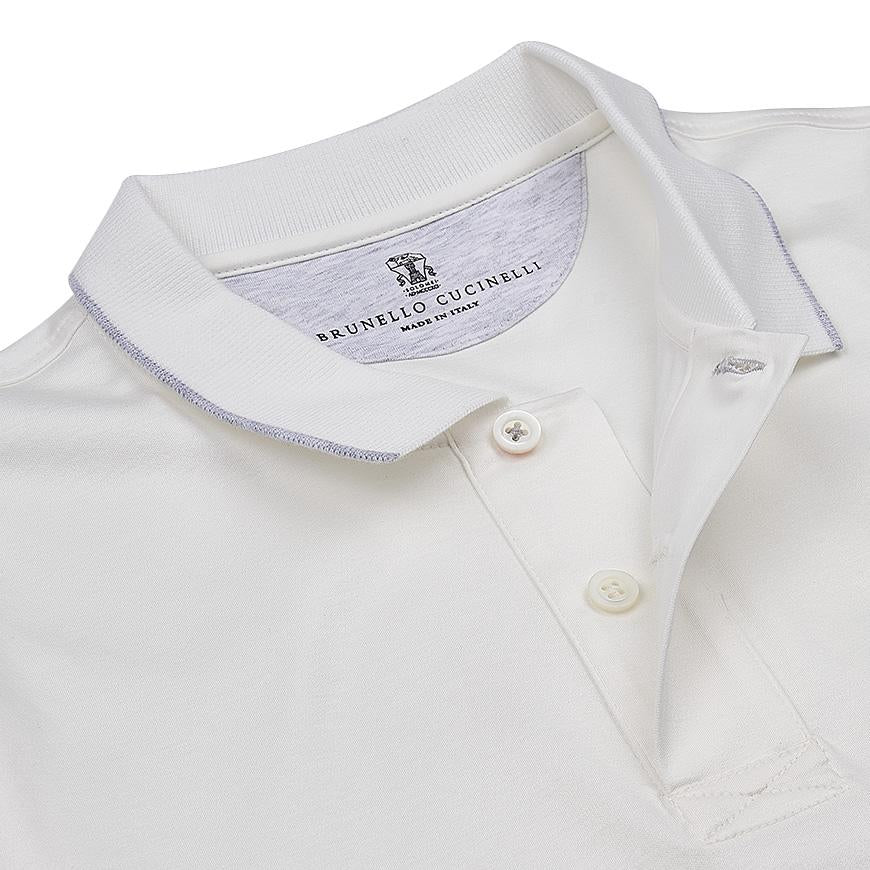 Brunello Cucinelli Men’s Jersey Polo Shirt CC984