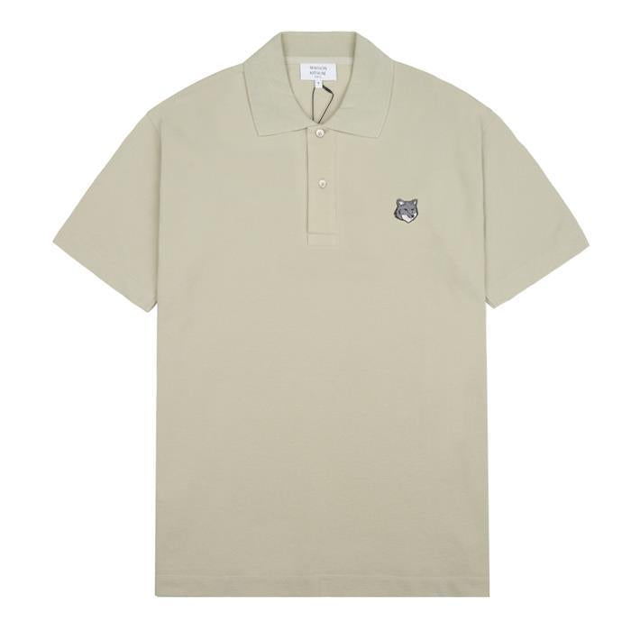 Maison Kitsune Fox Head Comfort Fit Polo T-Shirt P129