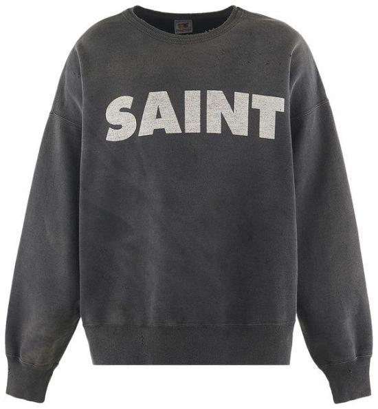 SAINT MICHAEL Long Sleeve Sweatshirt SMYS10000027 BLACK DOM