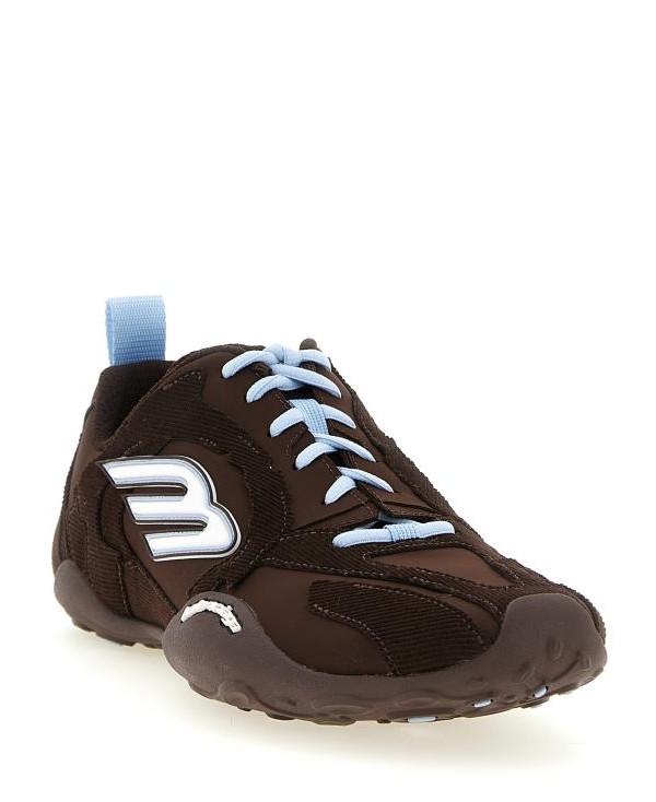 BALENCIAGA Monday Ultra Low-Top Sneakers White/Gray Leather