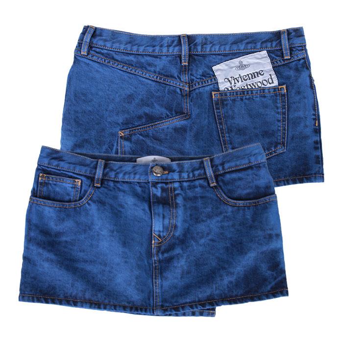 Vivienne Westwood Denim Mini Skirt 19030012 W00HY K309