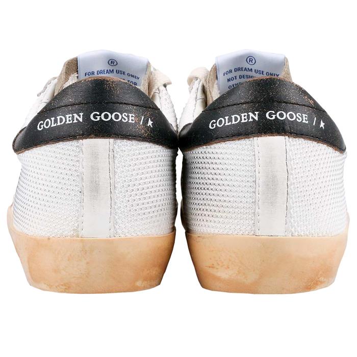 GOLDEN GOOSE Women's Silver Star Black Heel Tab Low-Top Sneakers GWF00101 81772